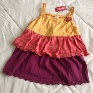 Gymboree Tiered Ruffle Top with Flower
